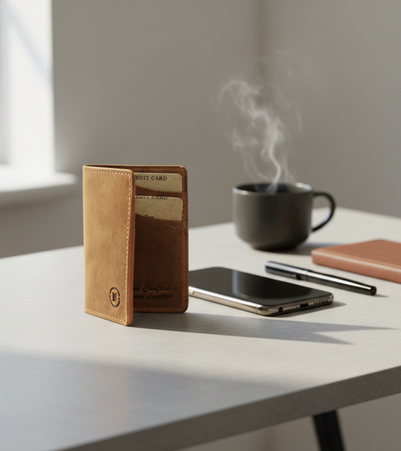 VERTICAL BIFOLD WALLET